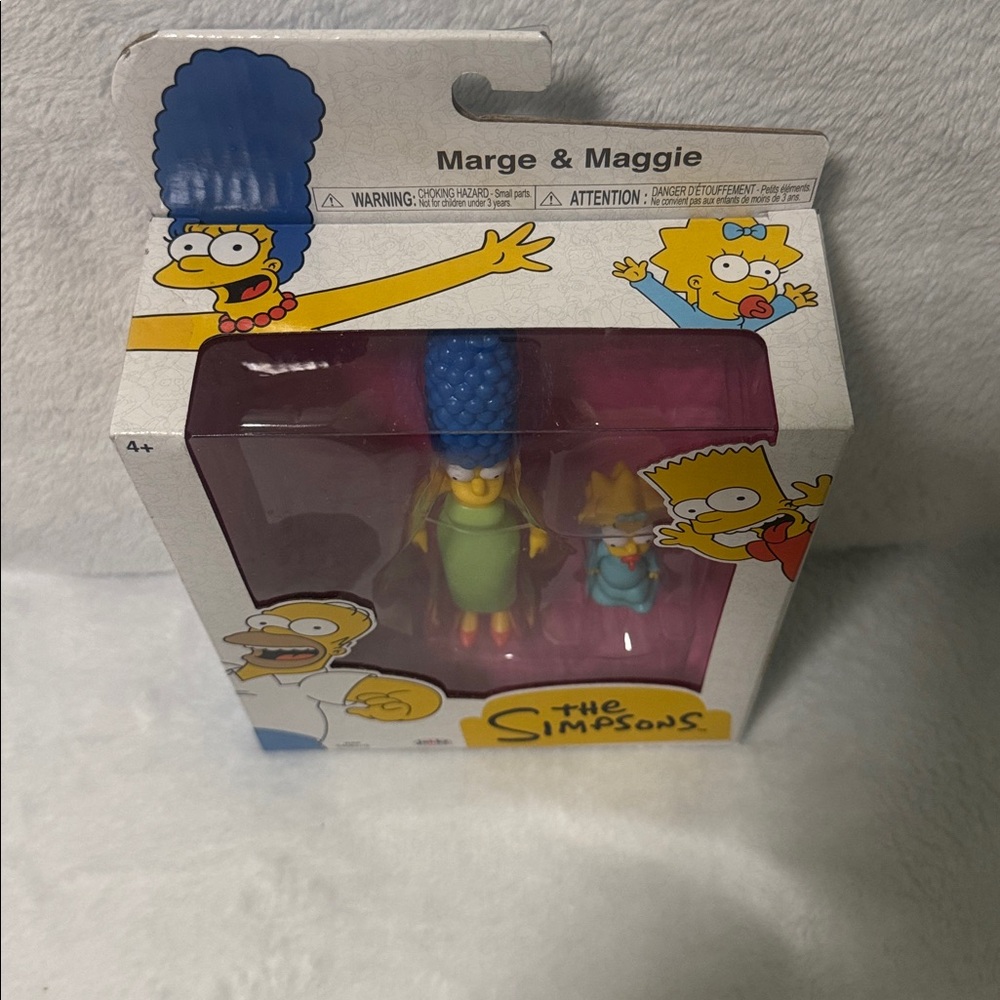 The Simpsons Marge & Maggie Action Figure Set - Blue, Yellow & Green - Picture 2 of 6